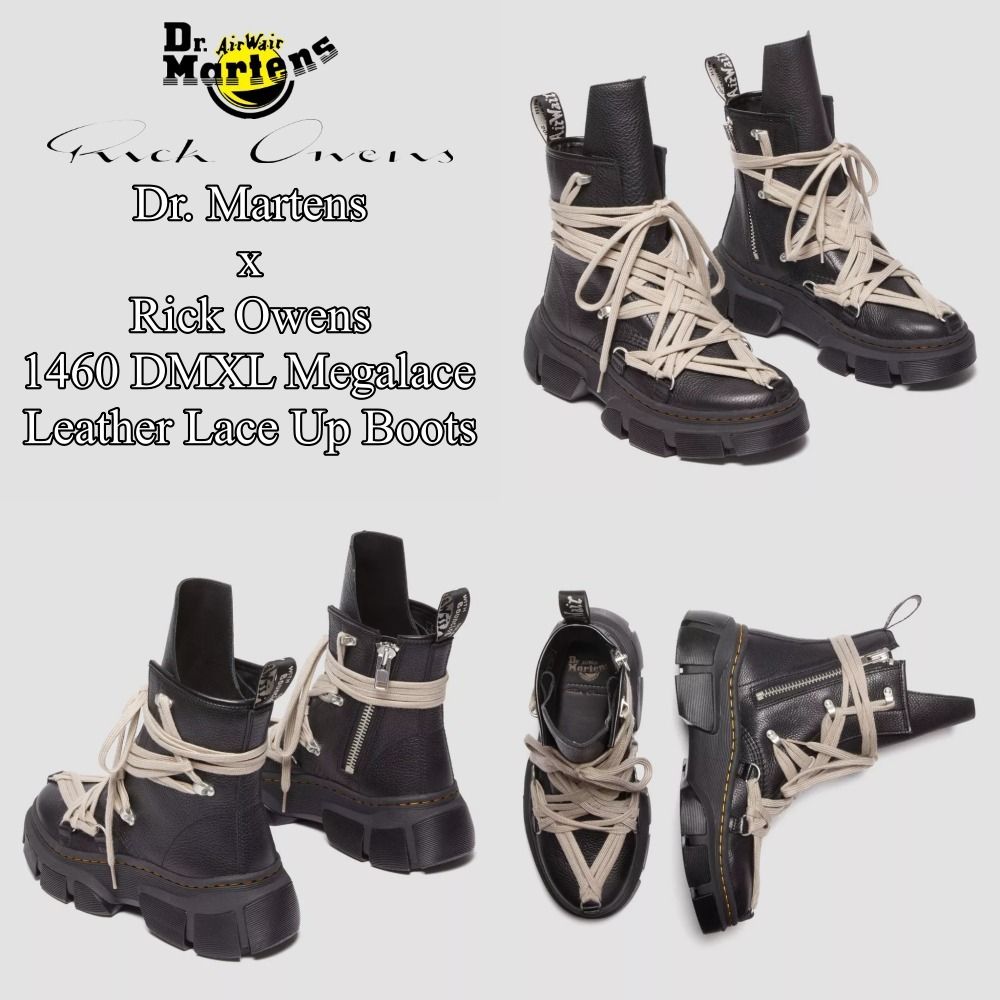 Dr.Martens x Rick Owens』1460 DMXL Megalace Boots☆Black☆ (Dr