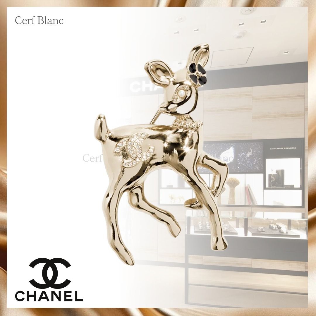 25SS【CHANEL】小鹿ちゃん ブローチ (CHANEL/ブローチ・コサージュ