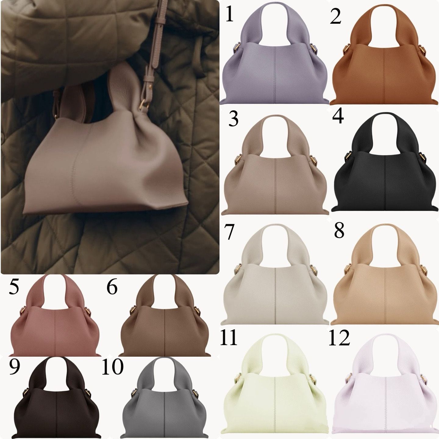 POLENE]Number Neuf mini ヌメロナイン ショルダーバッグミニ (POLENE