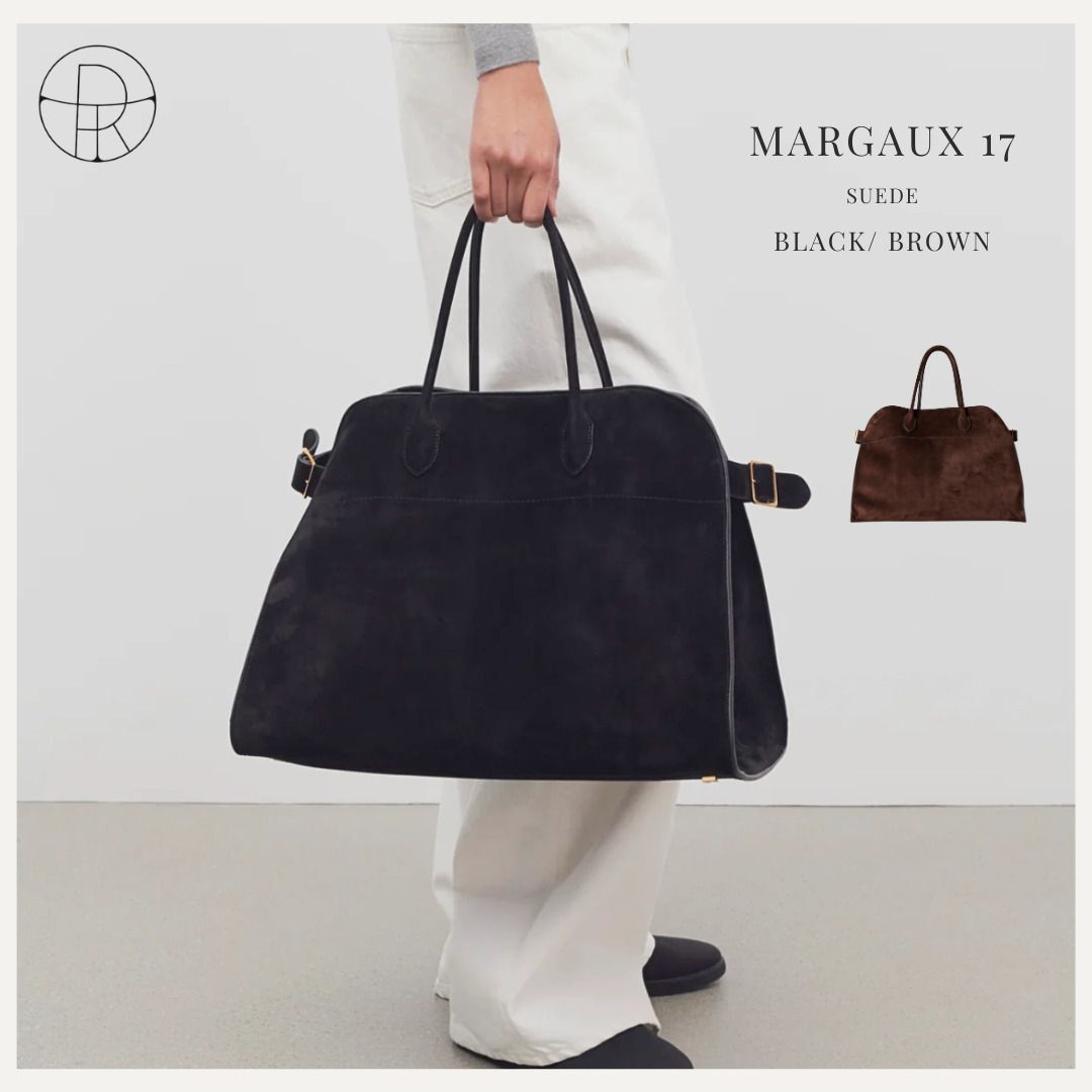 THE ROW】ザ ロウ Soft Margaux 17 バッグ スエード (The Row