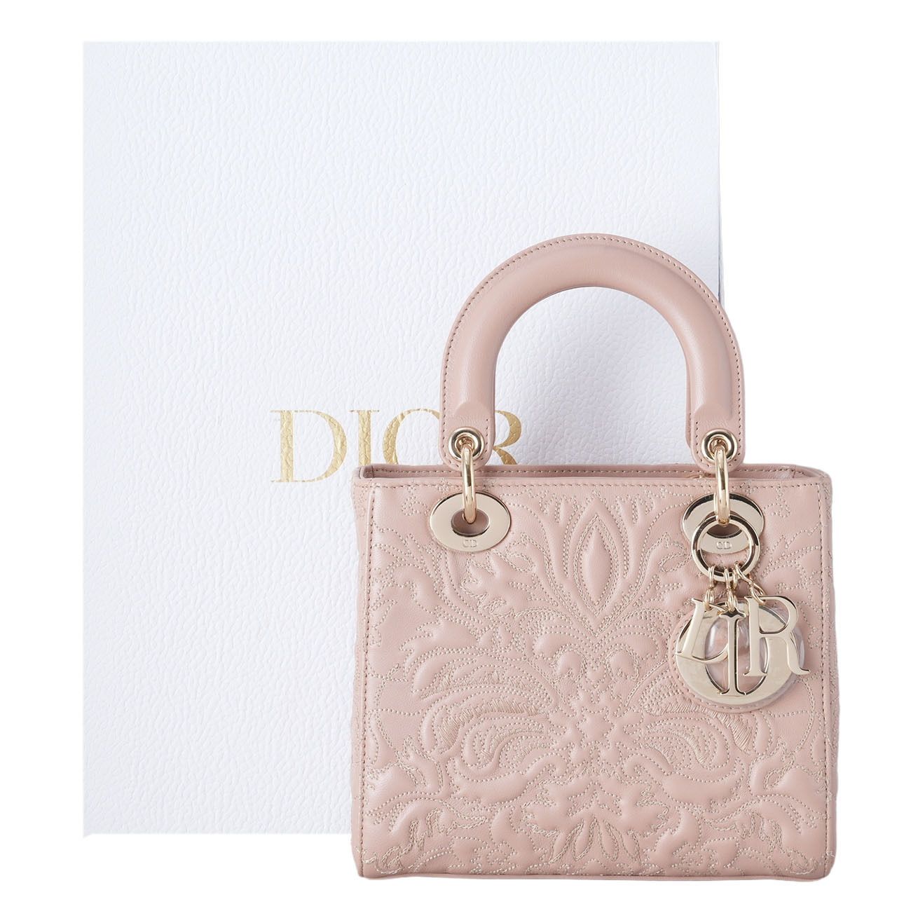 CHRISTIAN DIOR レディディオール スモールバッグ ピンク (Dior