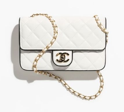 CHANEL】チェーンウォレット バイカラー クラッチ WOC 25P (CHANEL