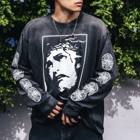 ヴィンテージ加工】セントマイケル キリストロングスリーブ (Saint