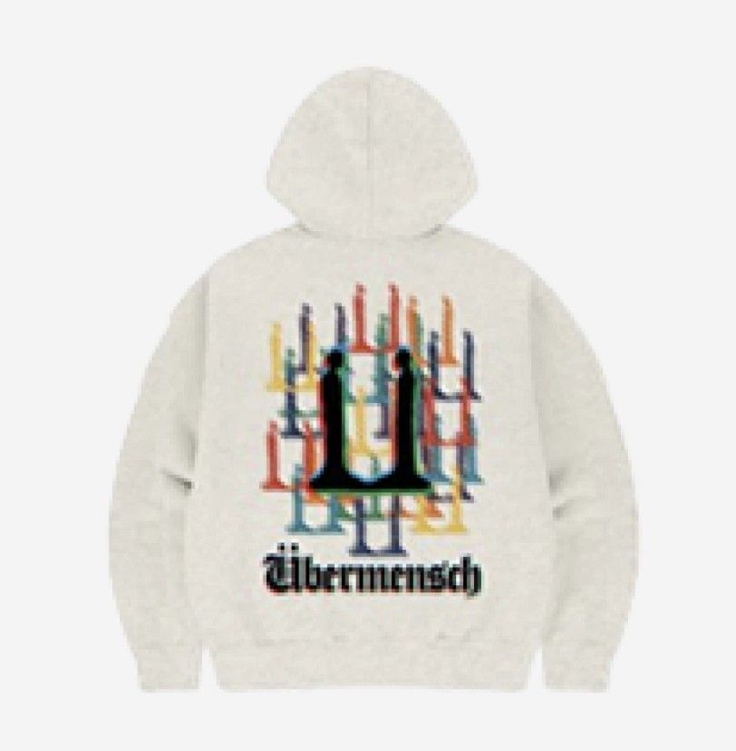 G-DRAGON】 Ubermensch Hoodie Zip-Up Oatmeal (peaceminusone