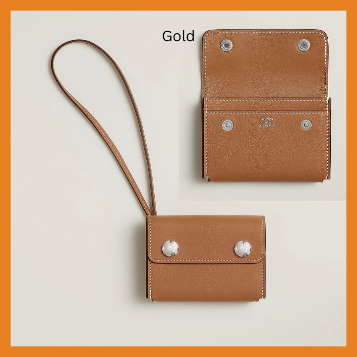 チャームにも[HERMES]Hermesnap エルメスナップ カードホルダー