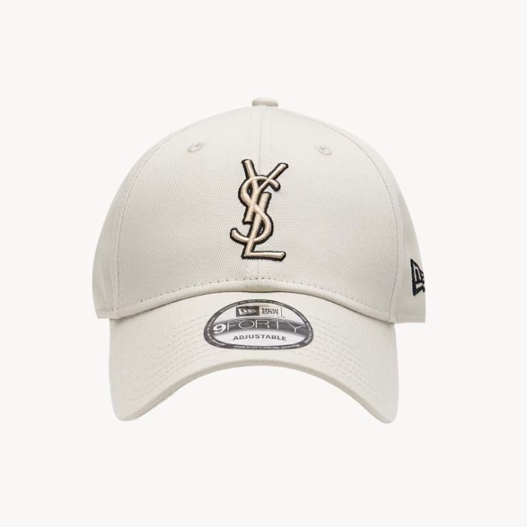 NEW ERA○サンローランコラボ○9FORTY YSLモノグラムキャップ (New Era