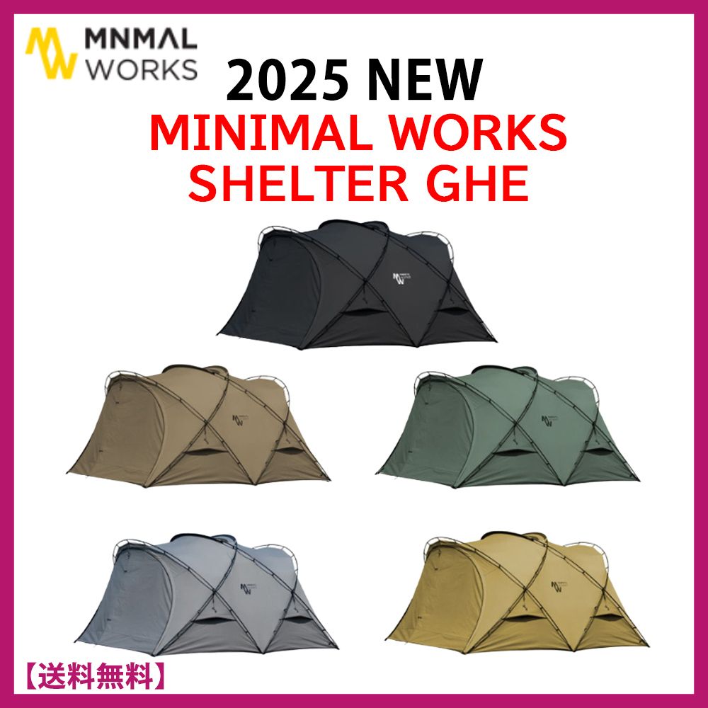 25SS新規]☆ミニマルワークス☆SHELTER GHE シェルターGHE☆ (MINIMAL