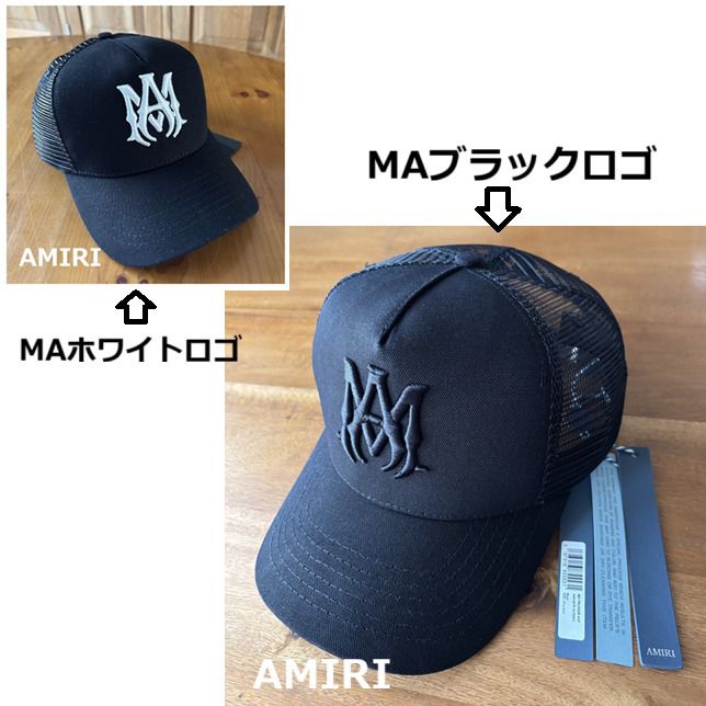 AMIRI☆コットン メッシュ MA ロゴキャップ (AMIRI/キャップ