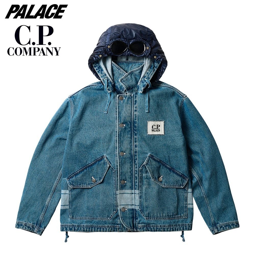 Palace x C.P. Company】 Denim Goggle Jacket Denim - 25SS (Palace