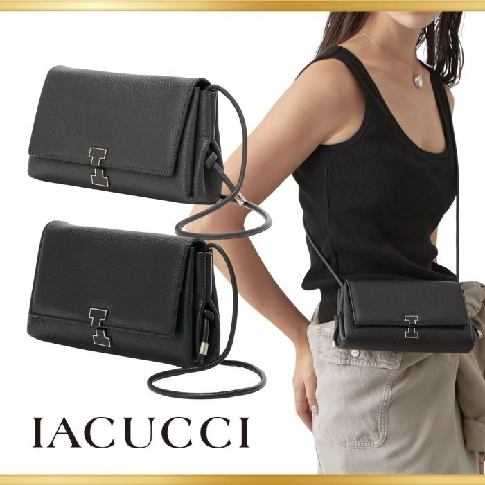 IACUCCI】イアクッチ アバ ウォレットショルダー CERVO 人気 (IACUCCI