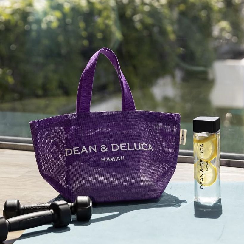 DEAN＆DELUCA ハワイ限定 メッシュトート 紫 パープル S(小