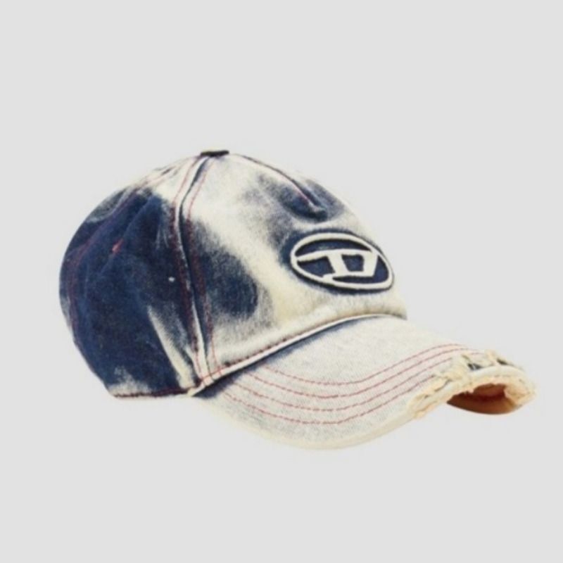 DIESEL] ユニセックス C-SEYMON デニム ベースボールキャップ (DIESEL