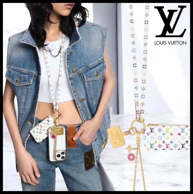 コインケース付き♪】ルイヴィトン×村上隆 フォンストラップ (Louis