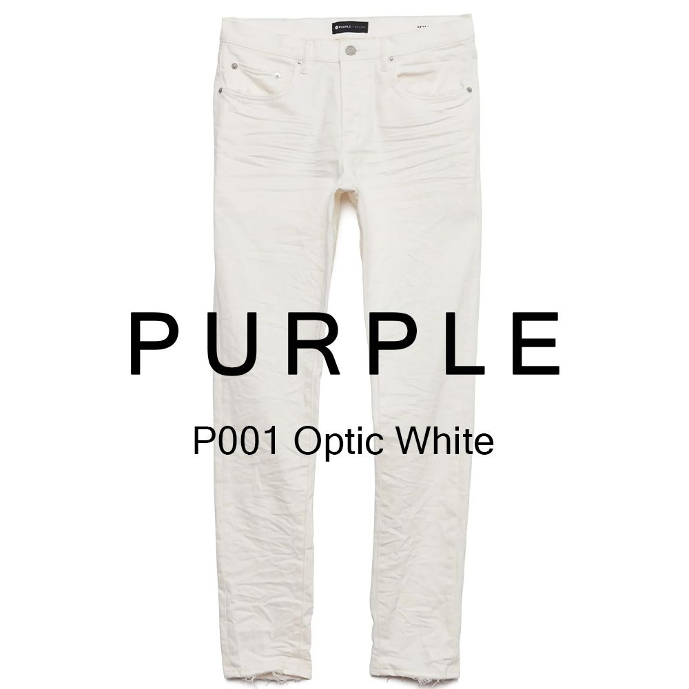 PURPLE BRAND/P001 Optic White スキニー ジーンズ (PURPLE BRAND