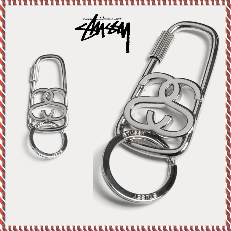 STUSSY】25ss SS LINK TWIST CARABINER (STUSSY/キーケース
