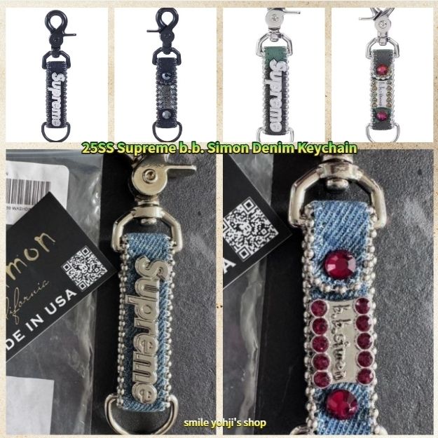 25SS Week14☆Supreme b.b. Simon Denim Keychain (Supreme/キーケース