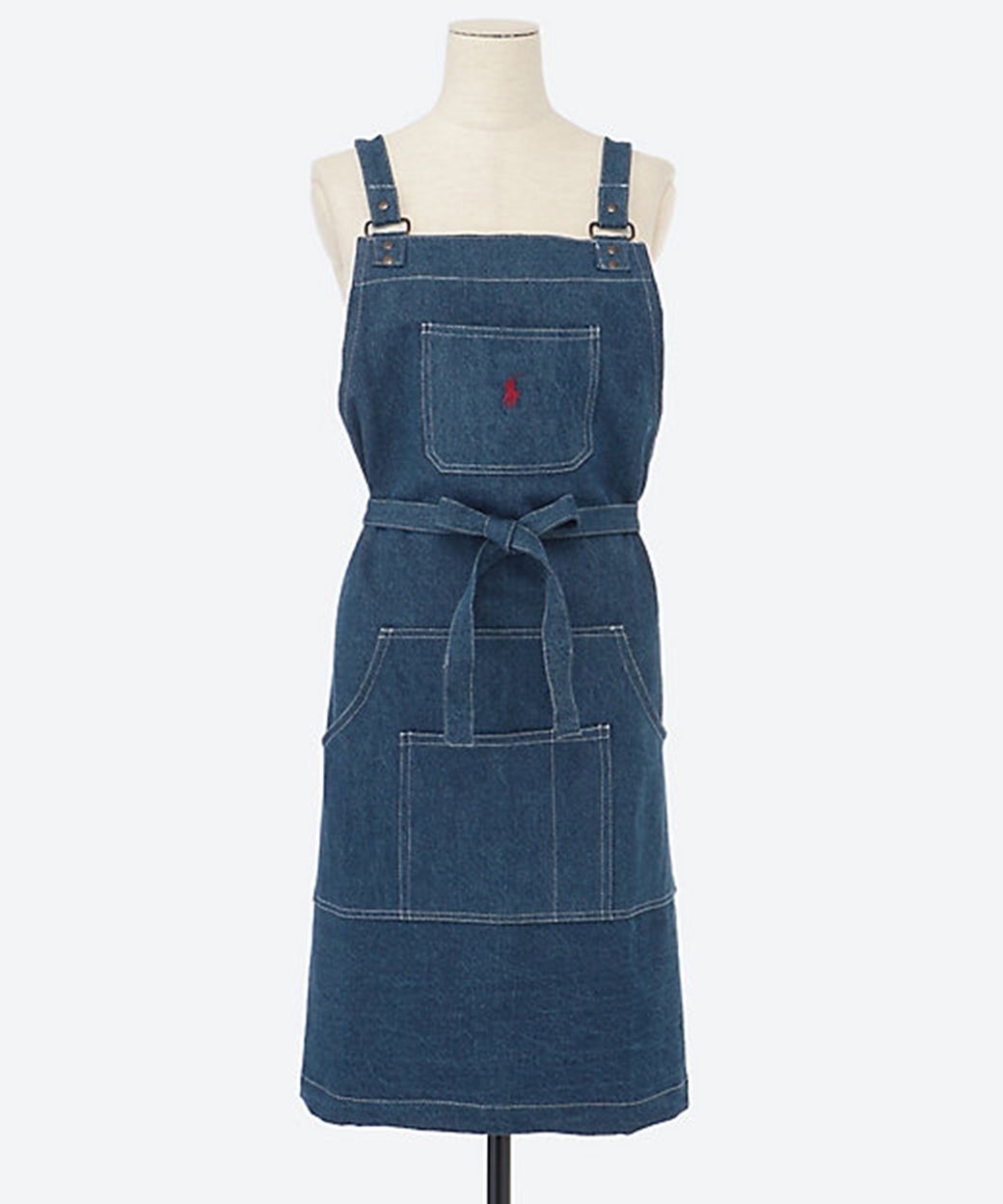 国内発送【POLO RALPH LAUREN】Bordon デニム フルエプロン (POLO