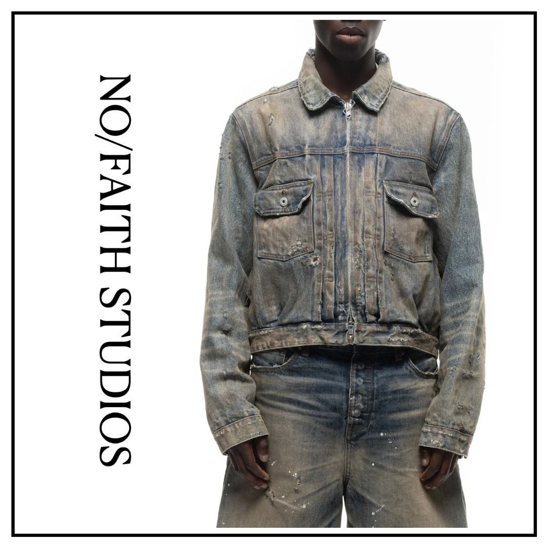 NO/FAITH STUDIOS】JAPANESE DUST SELVEDGE TRUCKER JACKET (NO/FAITH