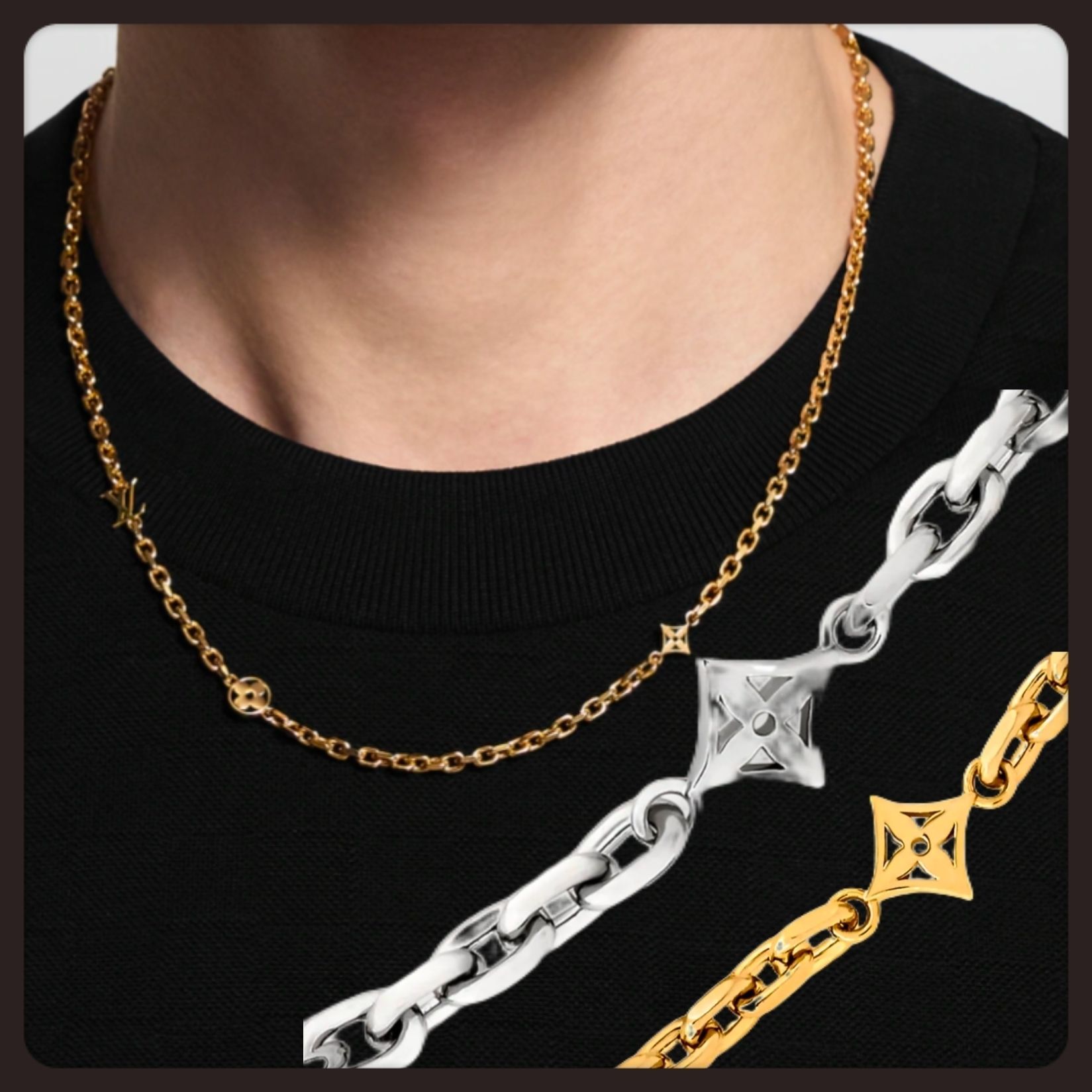 Louis Vuitton】 チェーン ネックレス ユアーズ (Louis Vuitton