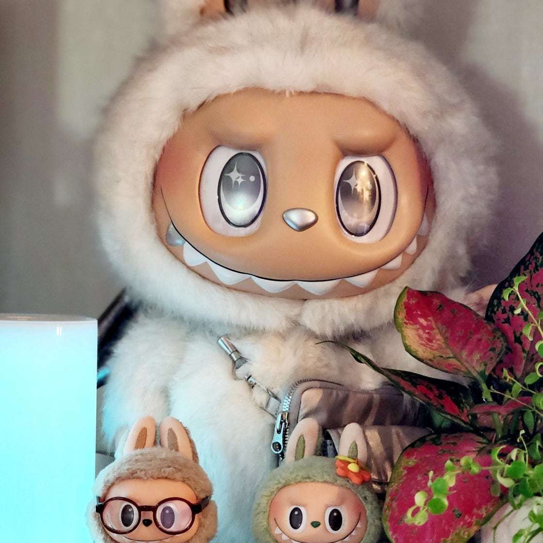 POP MART】LABUBU Zimomo Angel In Clouds Vinyl Face Doll (POP MART