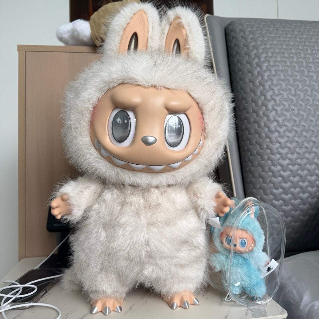 POP MART】LABUBU Zimomo Angel In Clouds Vinyl Face Doll (POP MART