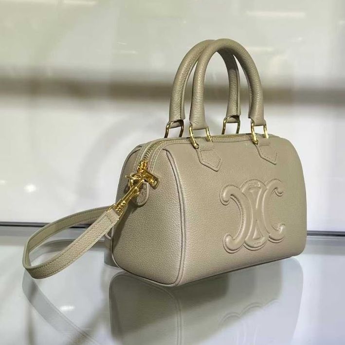 CELINE】セリーヌ スモール ボストン バッグ トリオンフ (CELINE