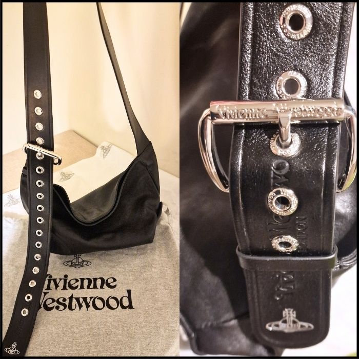 Vivienne Westwood 】Maxime レザークロスボディバッグS (Vivienne