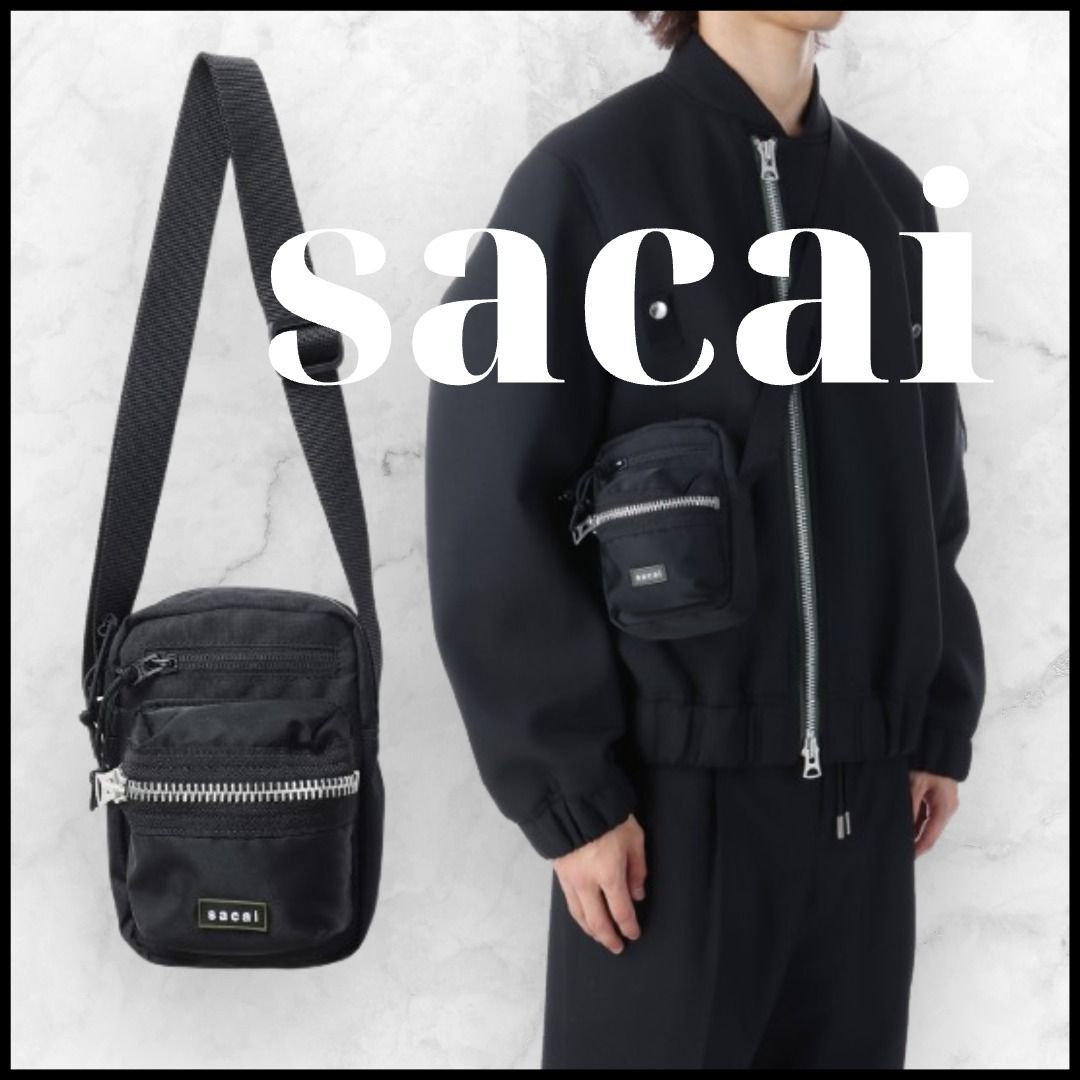 sacai サカイ Pocket Pouch Black ポケットポーチ ブラック (sacai