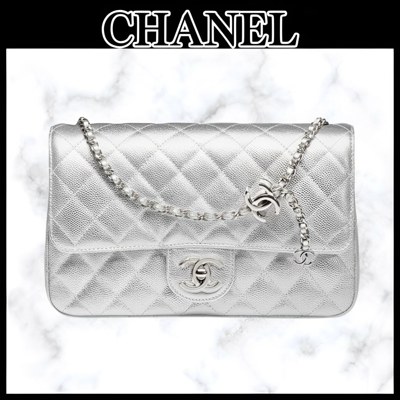 ◇メタリックカラー♪◇CHANEL スモール フラップバッグ (CHANEL