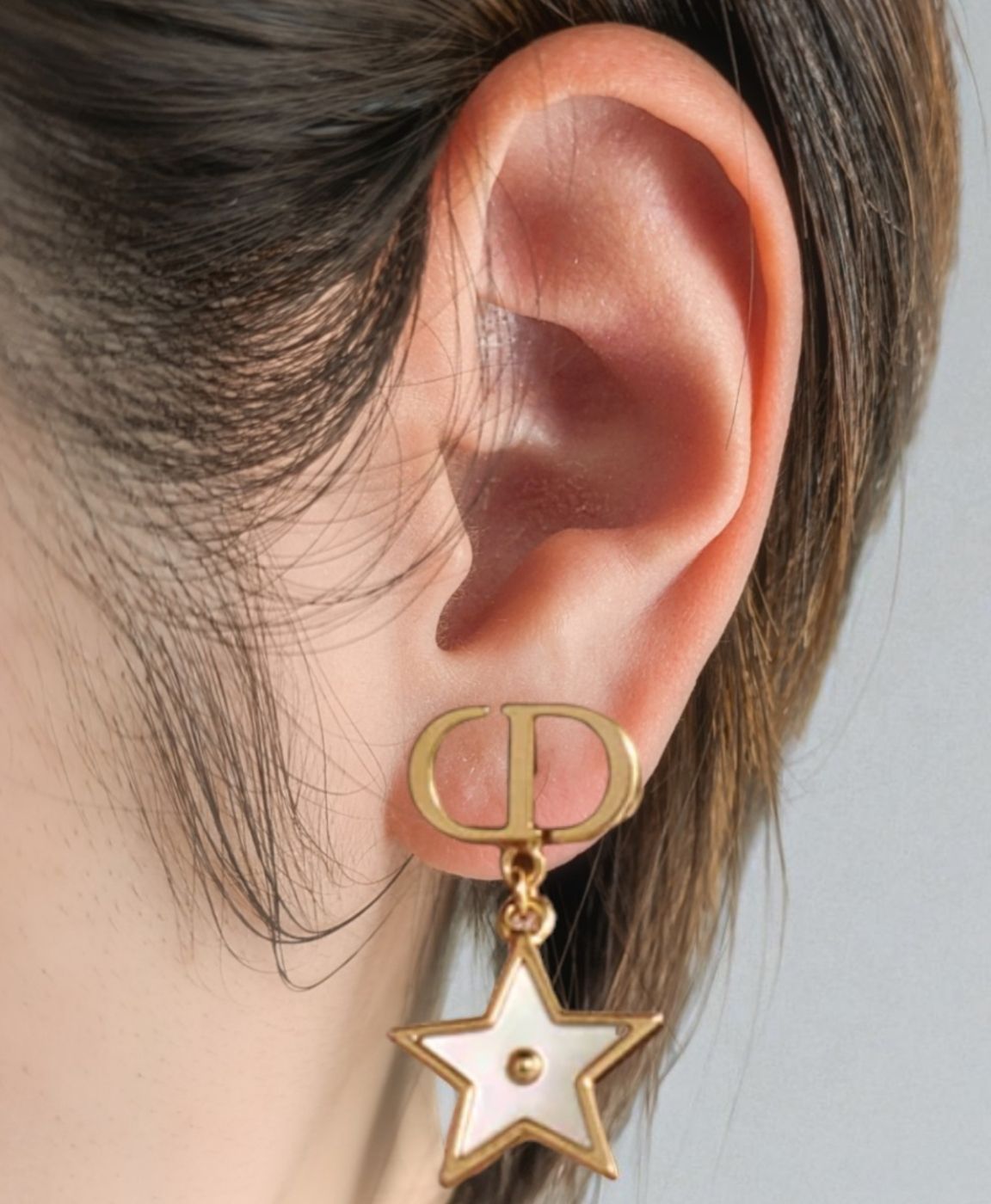 国内発送◇クローバー×星♪◇Dior Destiny ピアス (Dior/ピアス