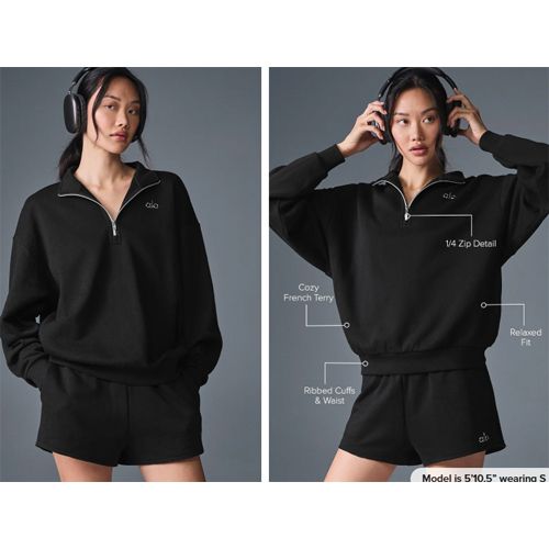 国内発送 ベストセラー商品 Accolade 1/4 Zip Pullover (ALO Yoga