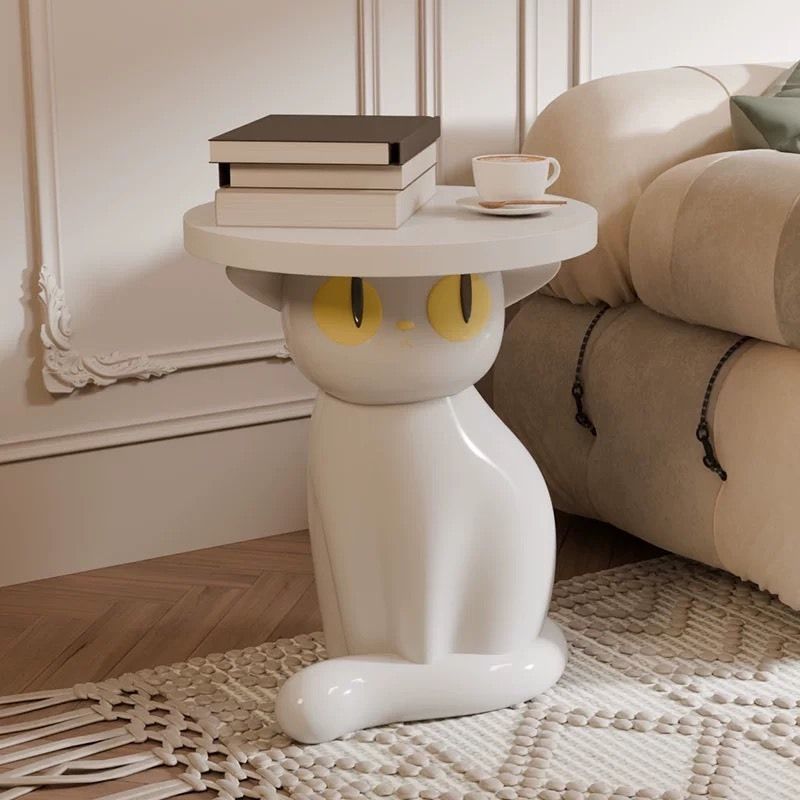 目を惹くかわいさ！】猫型サイドテーブル (机・テーブル) 121225340