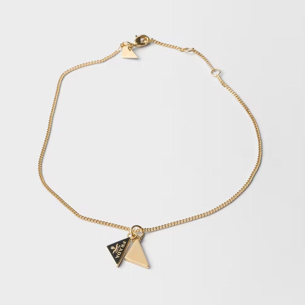 PRADA】プラダ エナメル メタル ネックレス (PRADA/ネックレス