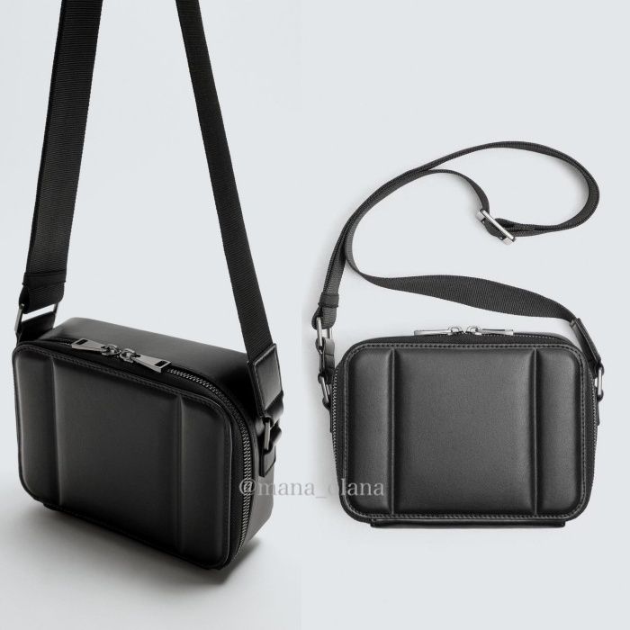 国内発送☆ZARA☆キルティング*クロスボディバッグ (ZARA/ショルダー