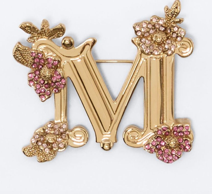 MAX MARA 訳あり特価 クリスタル フラワーブローチ [CNYピン] (Max