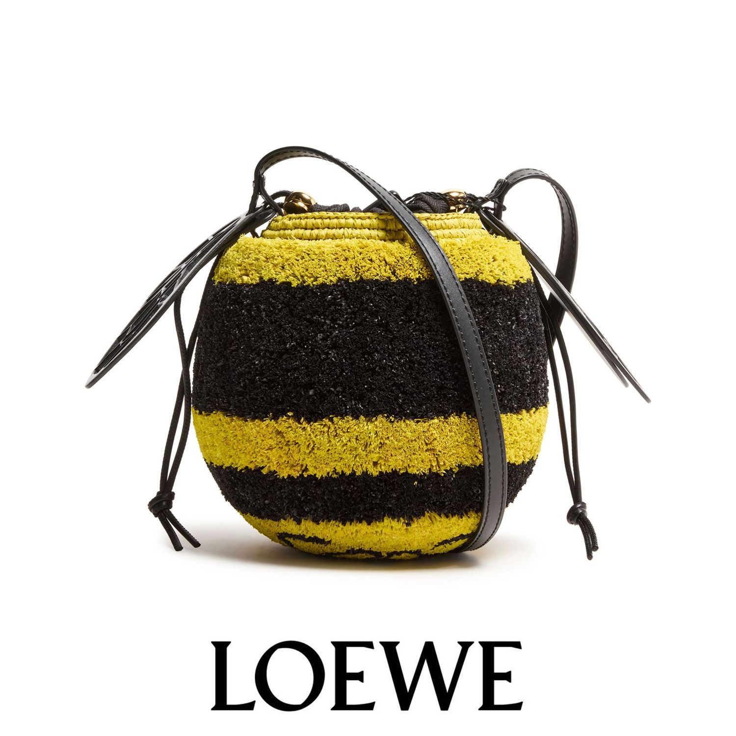 LOEWE（ロエベ）蜂模様 ラフィア バスケット (LOEWE/かごバッグ