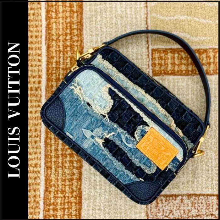Louis Vuitton】ナイル デニム ショルダーバッグ (Louis Vuitton
