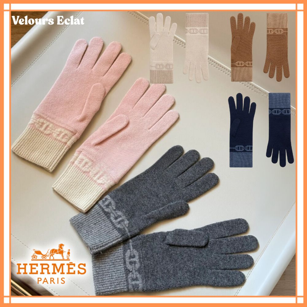 冬コーデを格上げ【HERMES】手袋 《ヘヴン》 シェーヌダンクル (HERMES