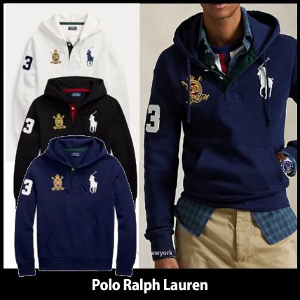 Ralph Lauren☆ビッグポニー 20周年 記念パーカー 袖ロゴ (POLO RALPH