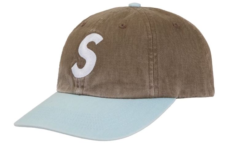 ☆25AW WEEK1☆Supreme Pigment Coated 2-Tone S Logo 6-Panel