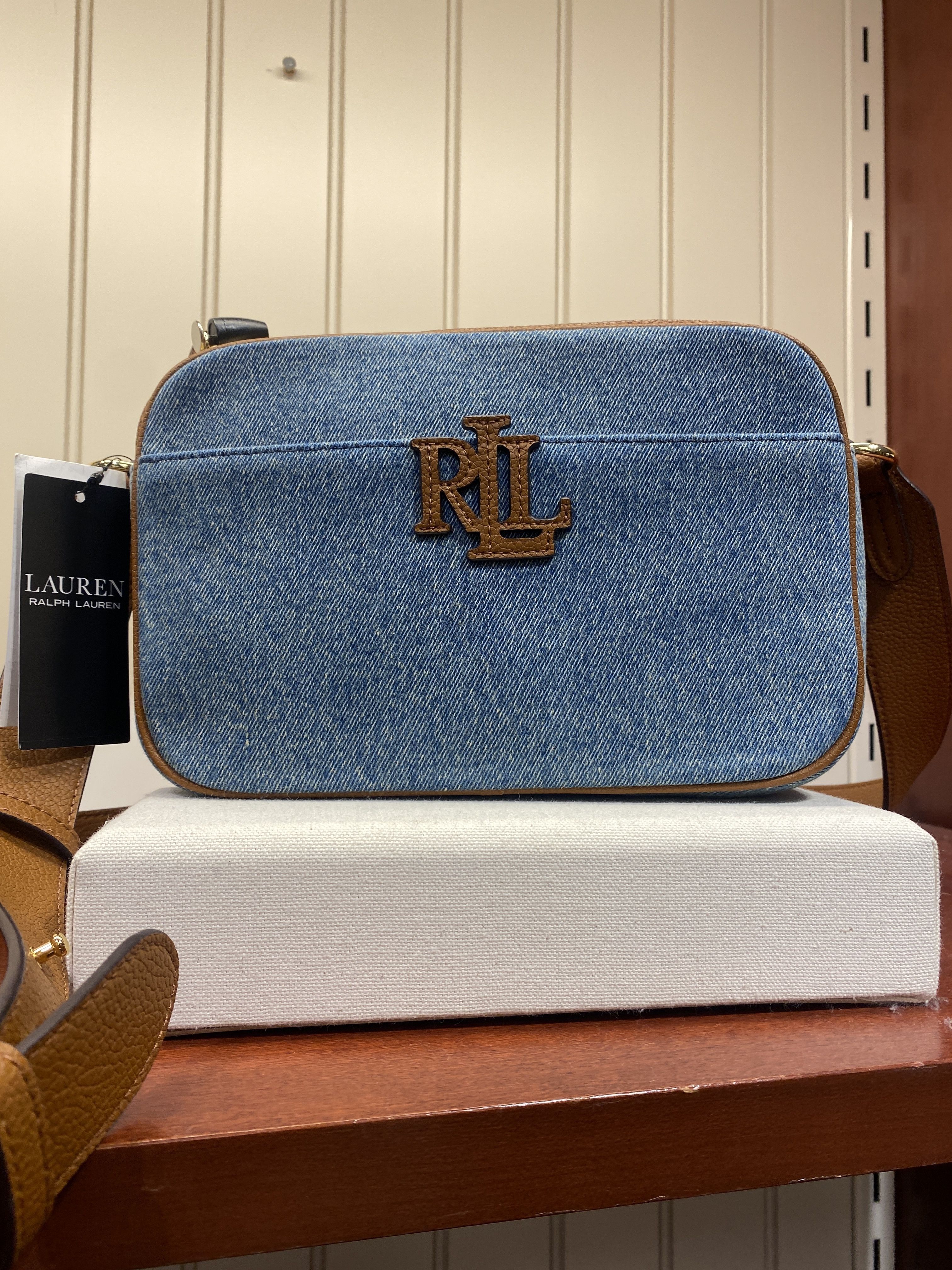 ラルフローレン＊デニム×レザー クロスボディバッグ (Ralph Lauren