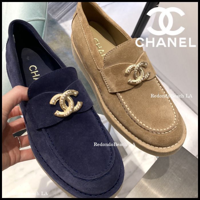 美しきスエード】CHANEL☆ローファー☆25秋冬限定 (CHANEL/ローファー