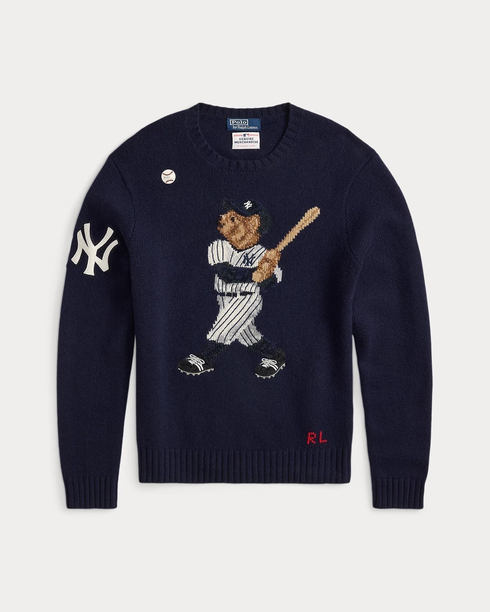 POLO RALPH LAUREN × NY YANKEES ヤンキース ポロベアセーター (POLO