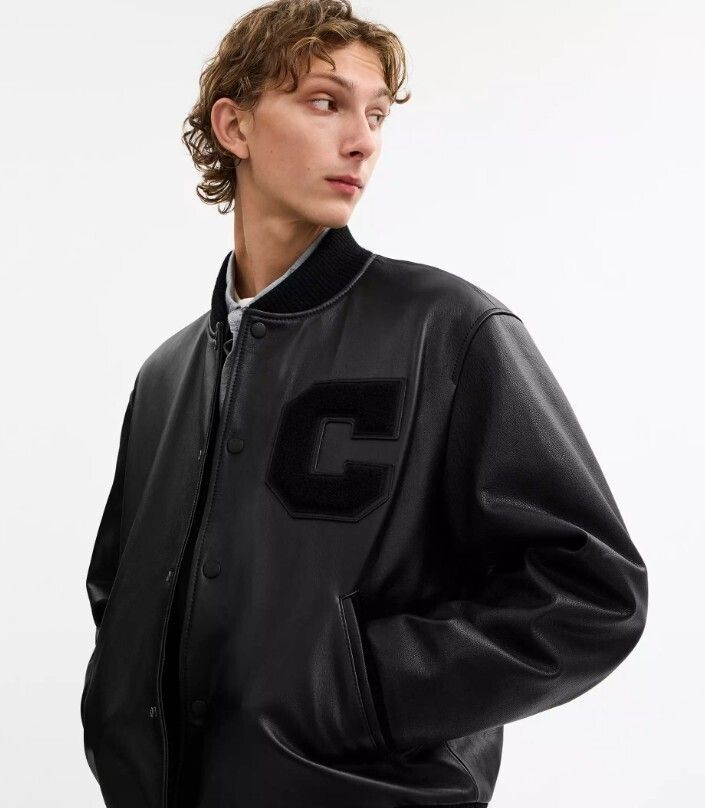 Coach】レザーバーシティジャケット (Coach/スタジャン) 122098225