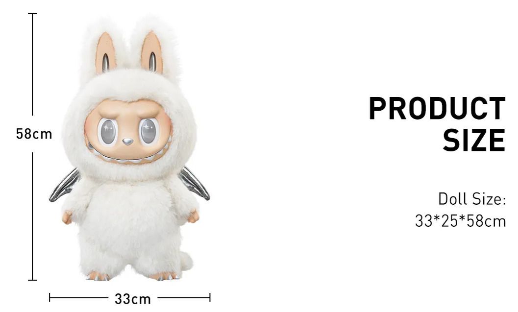 POP MART☆THE MONSTERS - ANGEL IN CLOUDS ぬいぐるみ☆ジモモ (POP