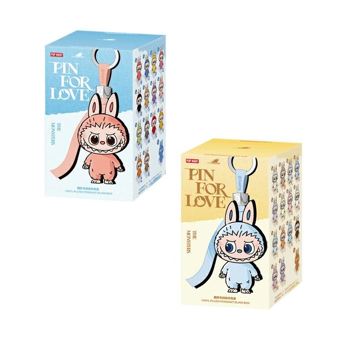 即 POP MART LABUBU PIN FOR LOVE アルファベット ラブブ (POP MART