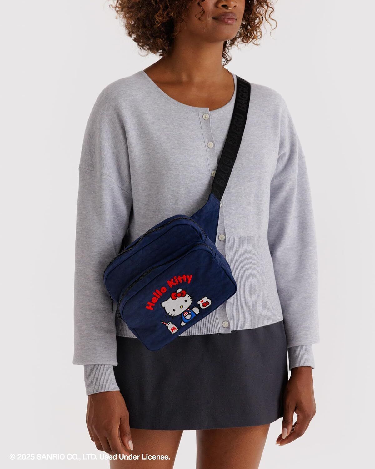 BAGGU×ハローキティ*コラボ クロスボディバッグ/ウエストポーチ (BAGGU