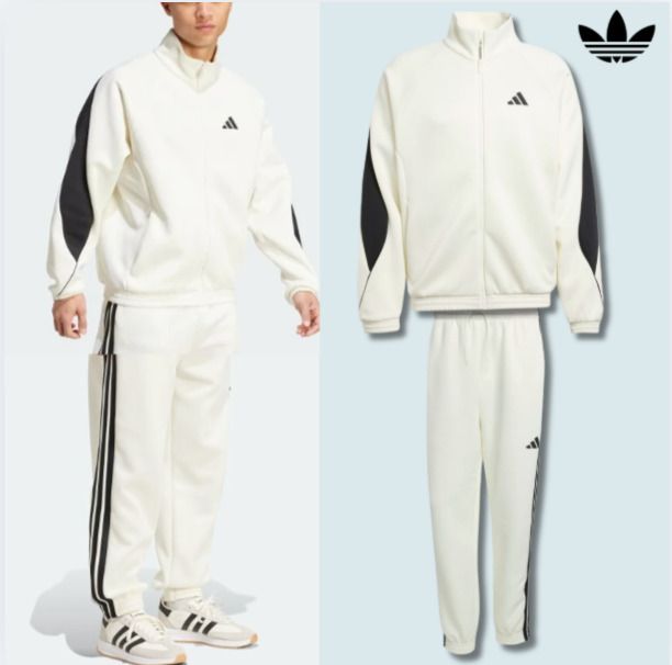 アディダス メンズ スポーツウェア トラックトップ & パンツ (adidas