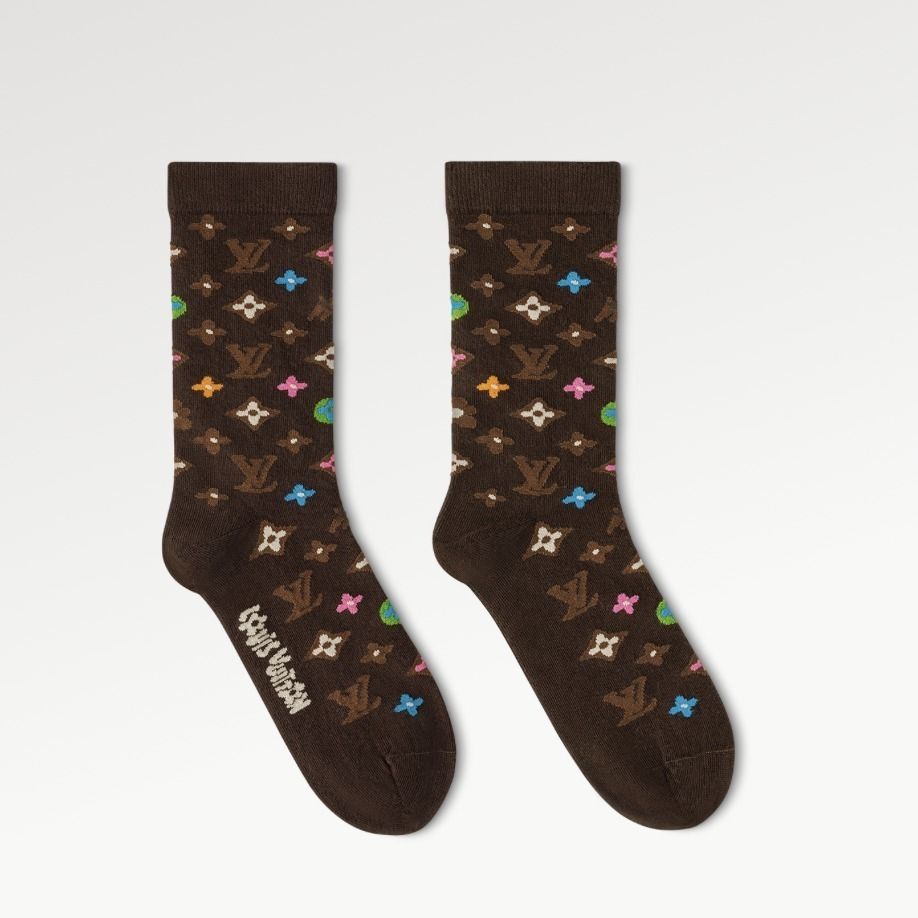 ギフトにも最適♪【Louis Vuitton】ソックス 靴下 (Louis Vuitton/靴下