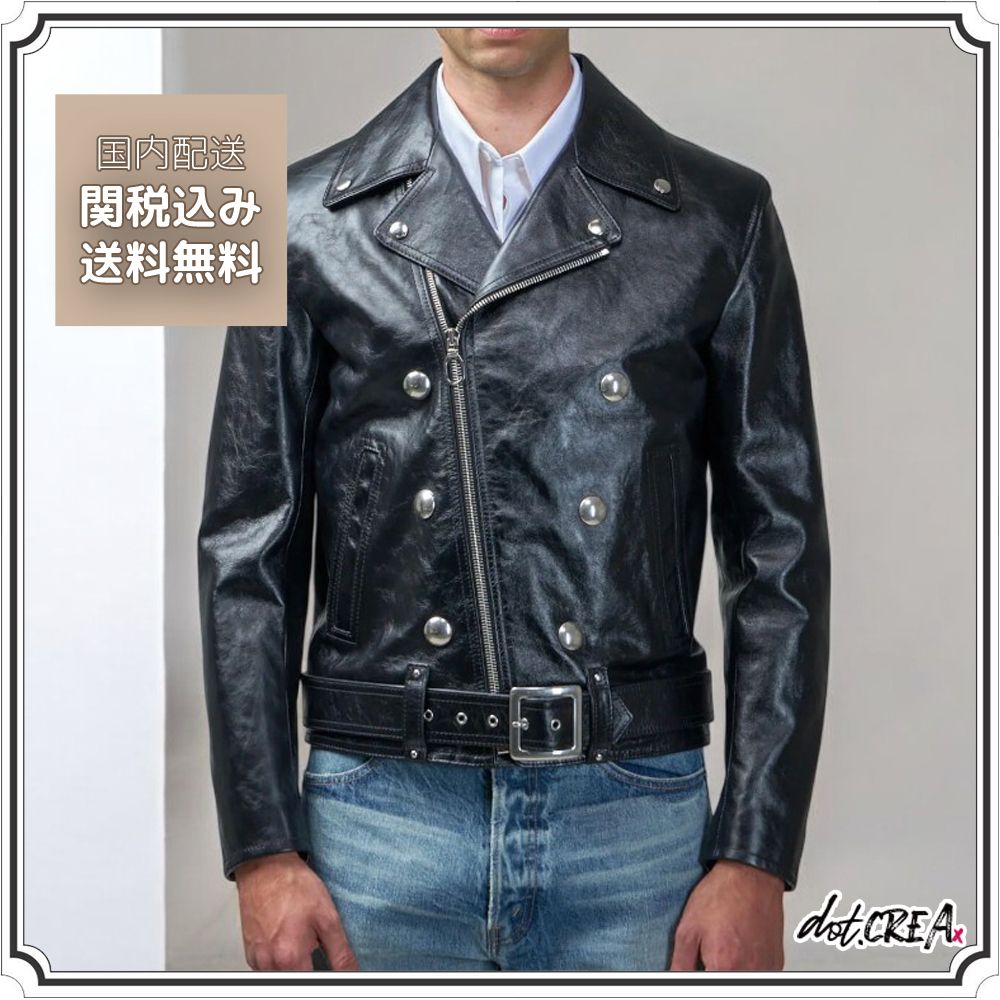 送料関税込◇CELINE ダブルライダース バイカージャケット (CELINE